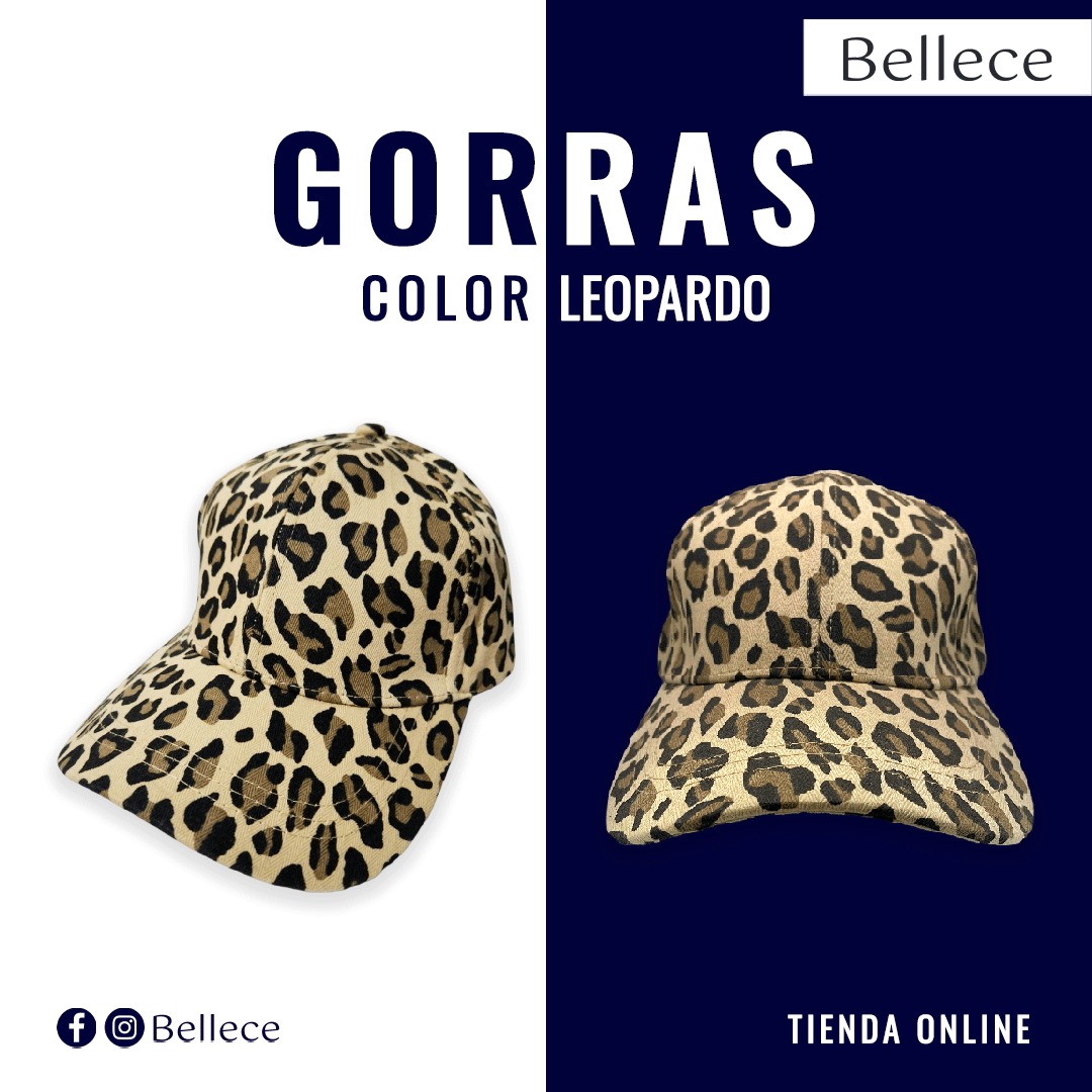 Gorra estampado leopardo Bellece