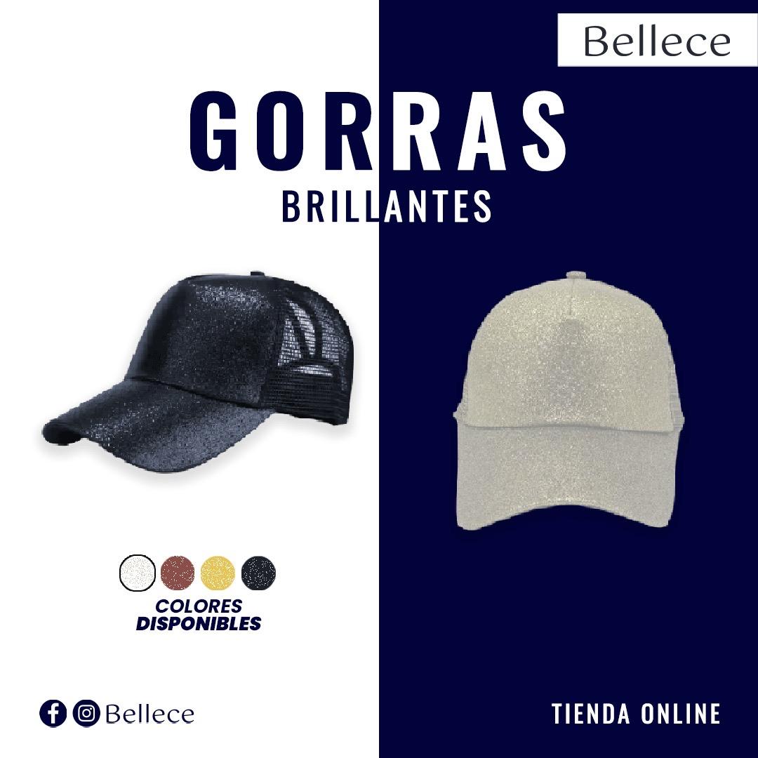 Gorra brillante de mujer