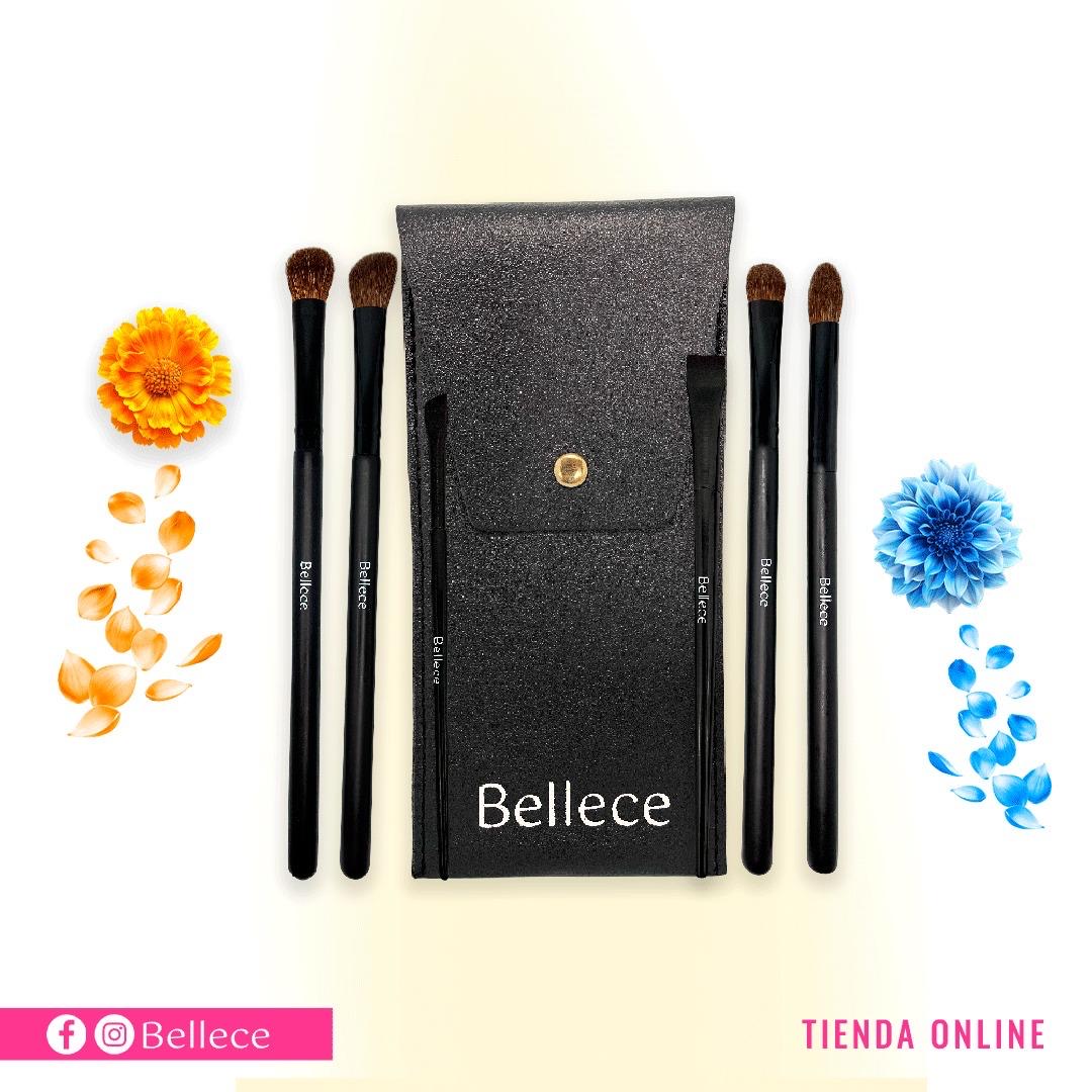Set completo de 6 brochas para ojos Bellece