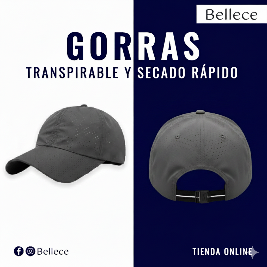 Gorra transpirable de secado rápido 